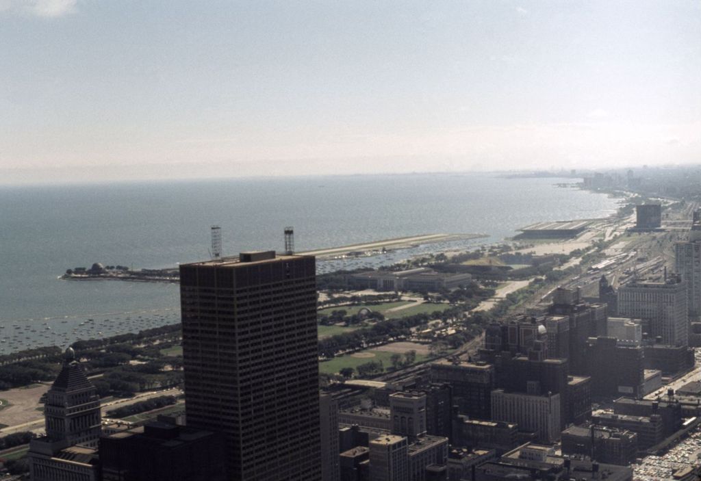 Miniature of Near South Side lakefront with Burnham Harbor and Meigs Field