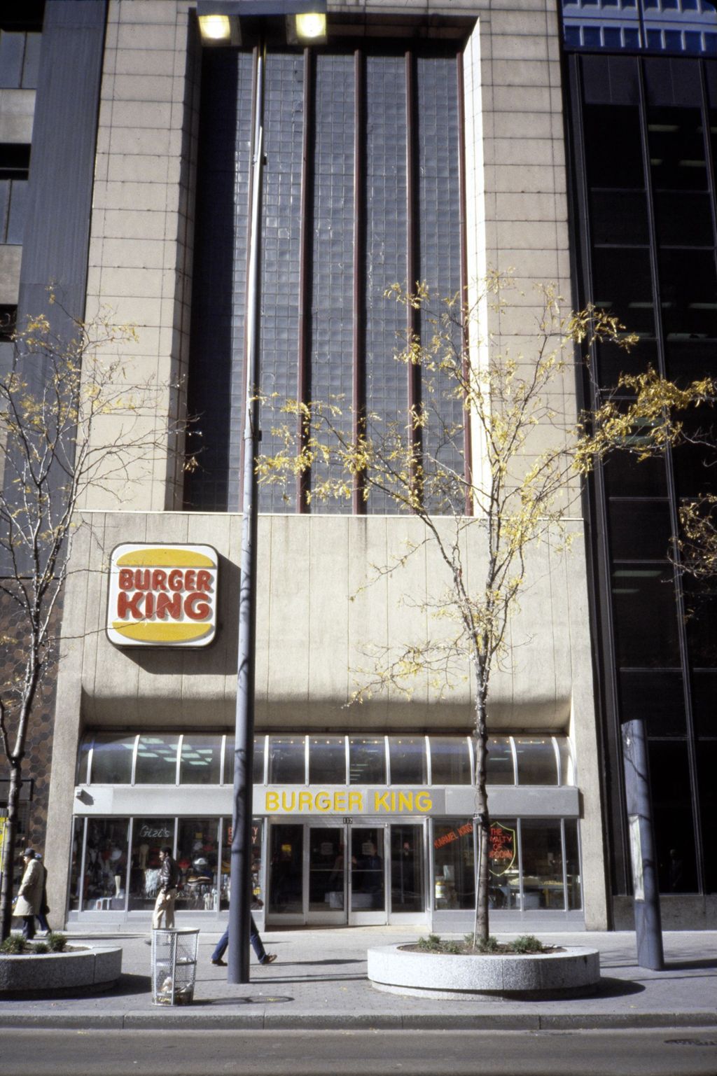 Burger King restaurant, State Street Mall