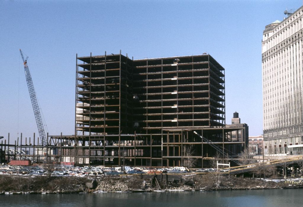 Apparel Center during construction