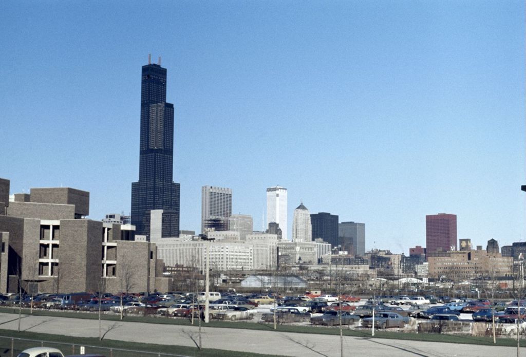 Miniature of Loop skyline from the University of Illinois at Chicago campus