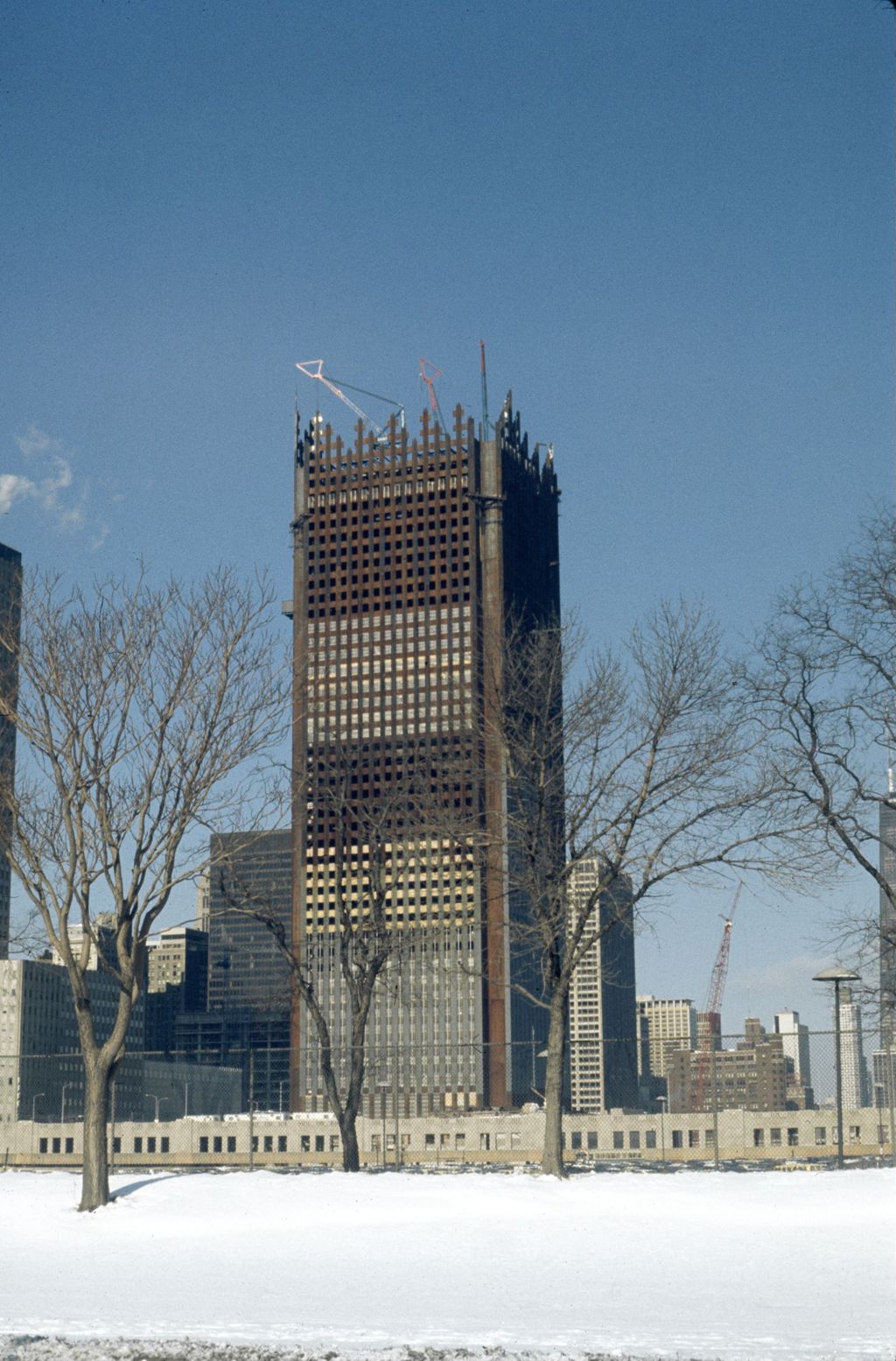 Standard Oil Building under construction