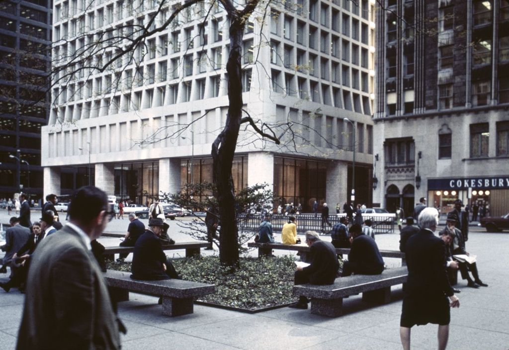 Miniature of Daley Plaza and Cook County Administration Building