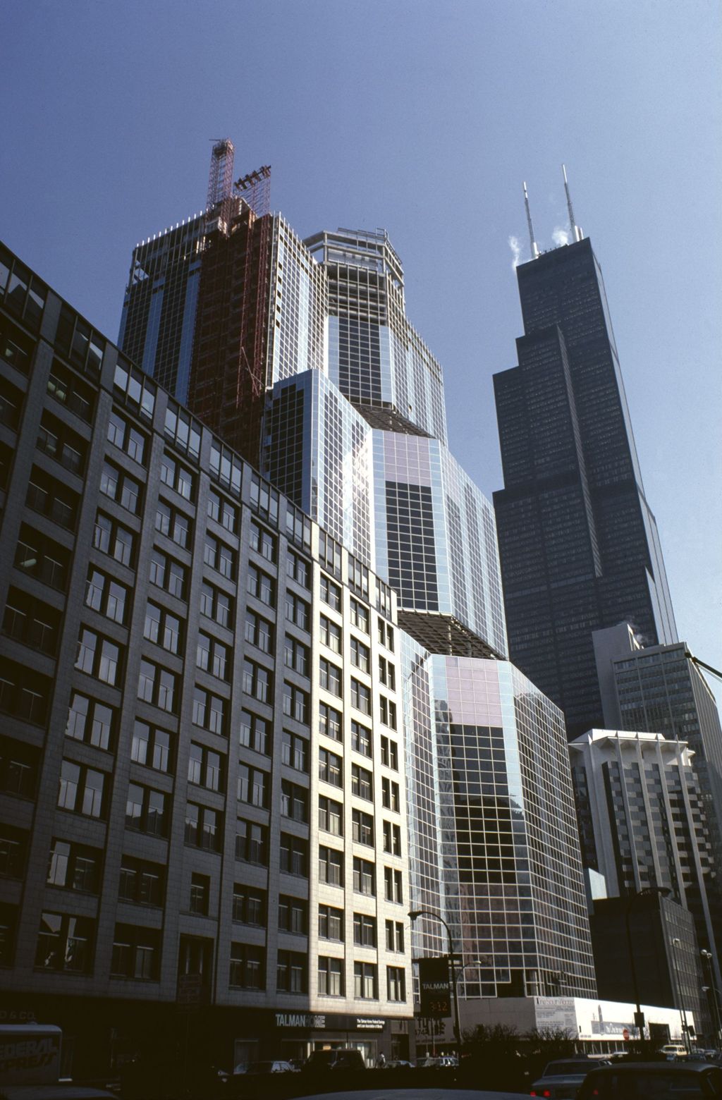 Miniature of One South Wacker during construction
