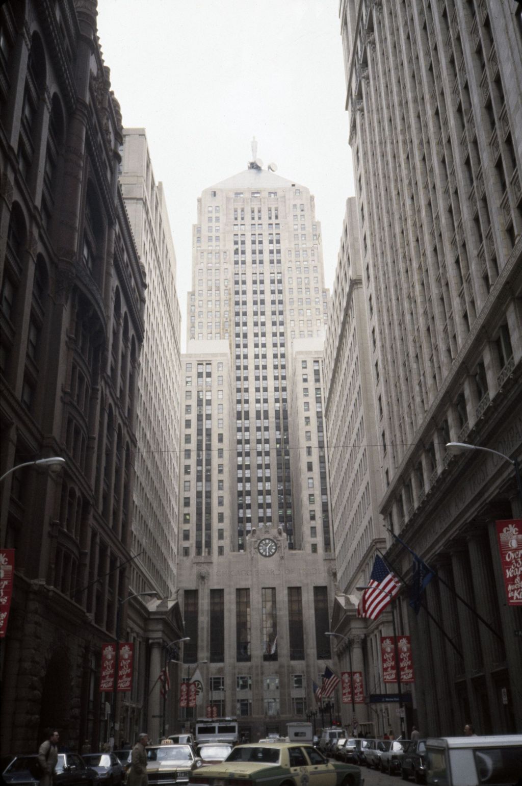 La Salle Street and Chicago Board of Trade