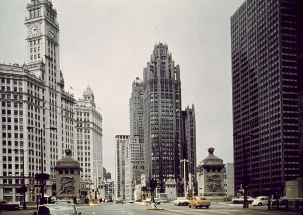 Miniature of Wrigley Building, Tribune Tower, and Equitable Building