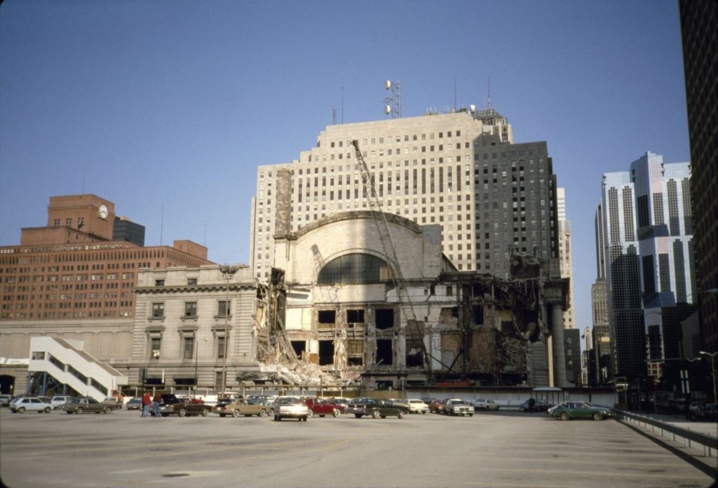 Miniature of Chicago and North Western Station demolition