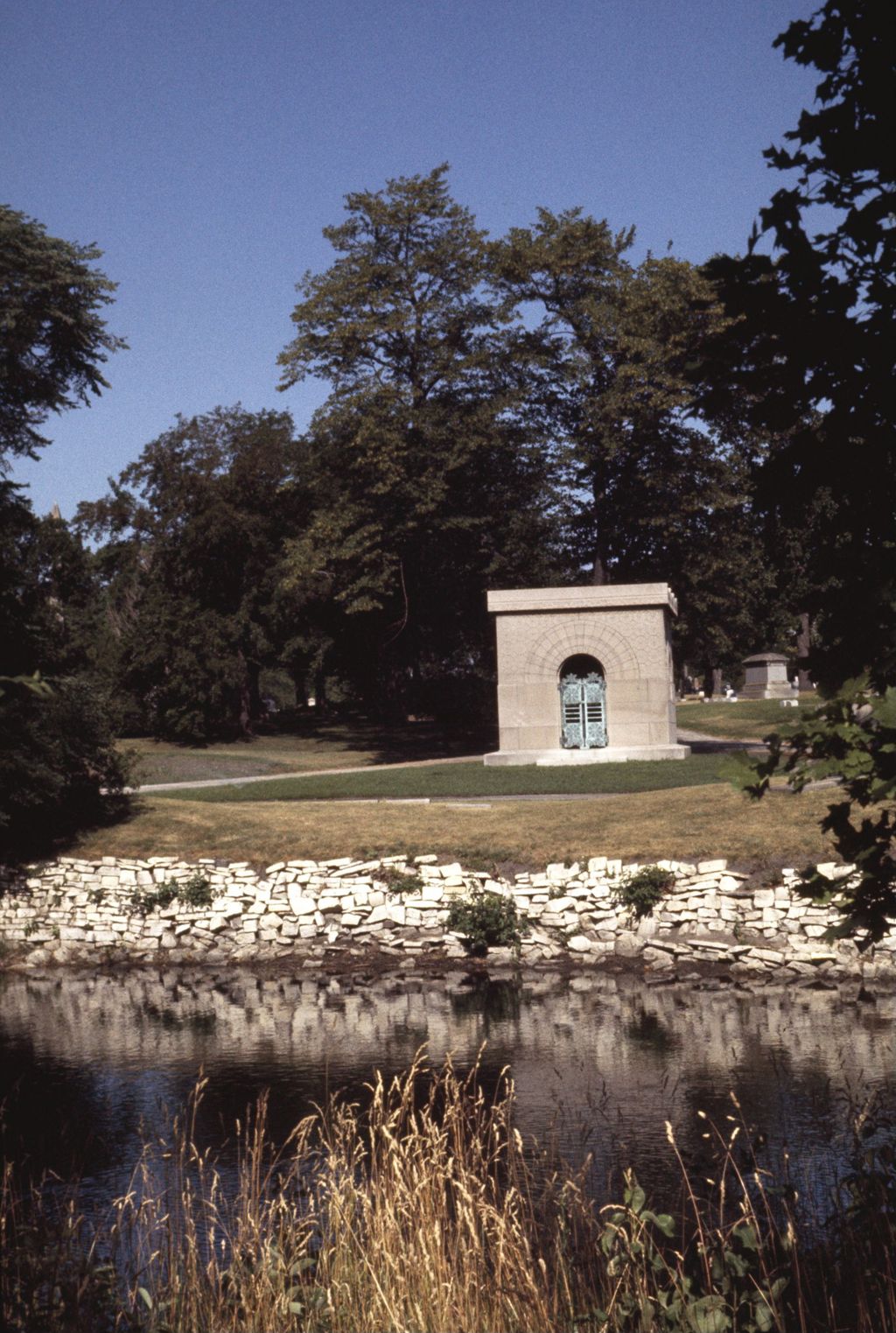 Miniature of Carrie Eliza Getty Tomb, Graceland Cemetery