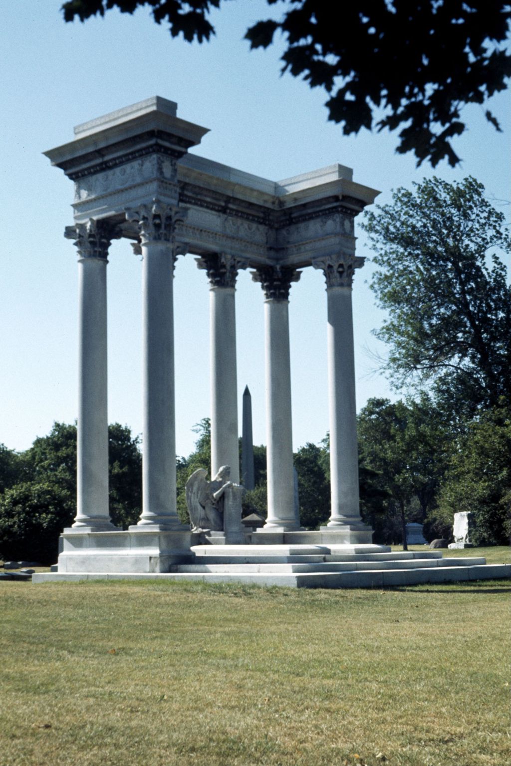 Miniature of William Kimball Tomb and Monument, Graceland Cemetery