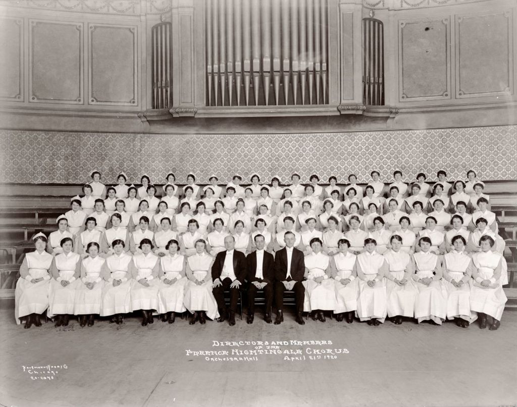 Directors and members of the Florence Nightingale Chorus