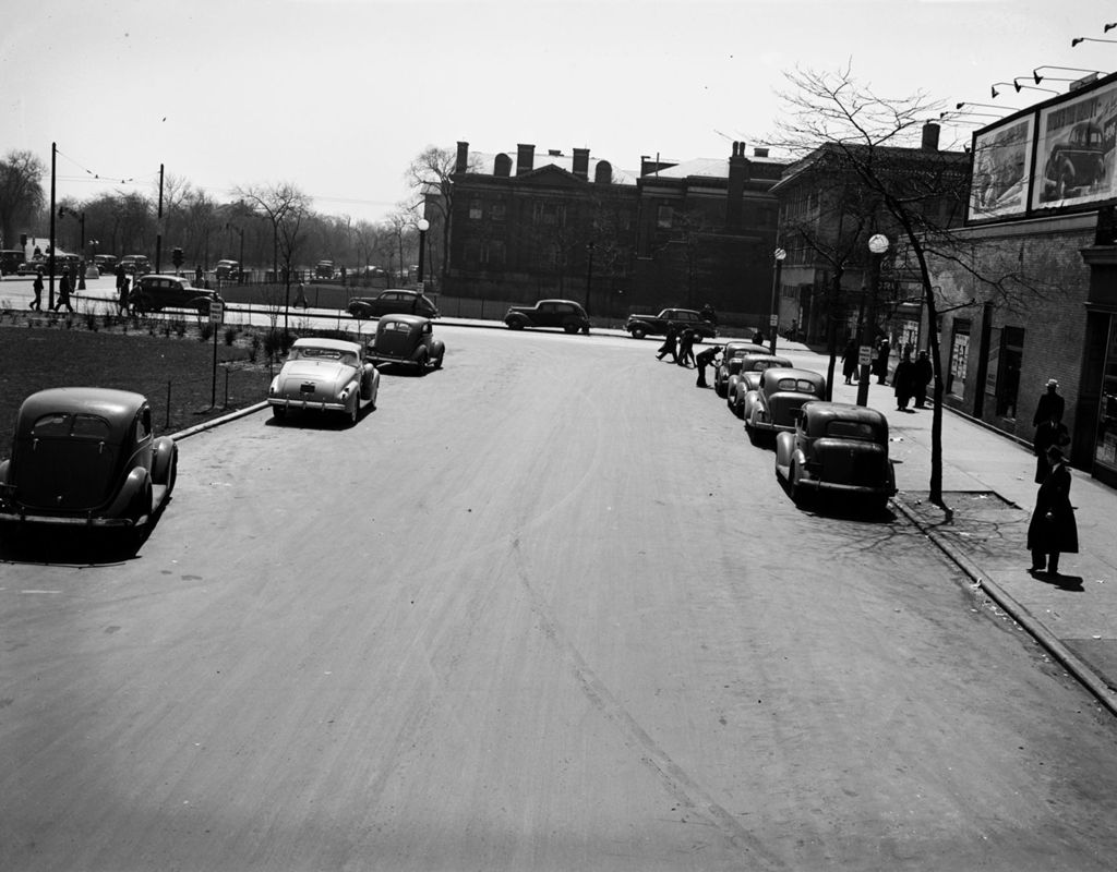 Traffic Intersection at South Parkway (East Service Drive) and 51st Street