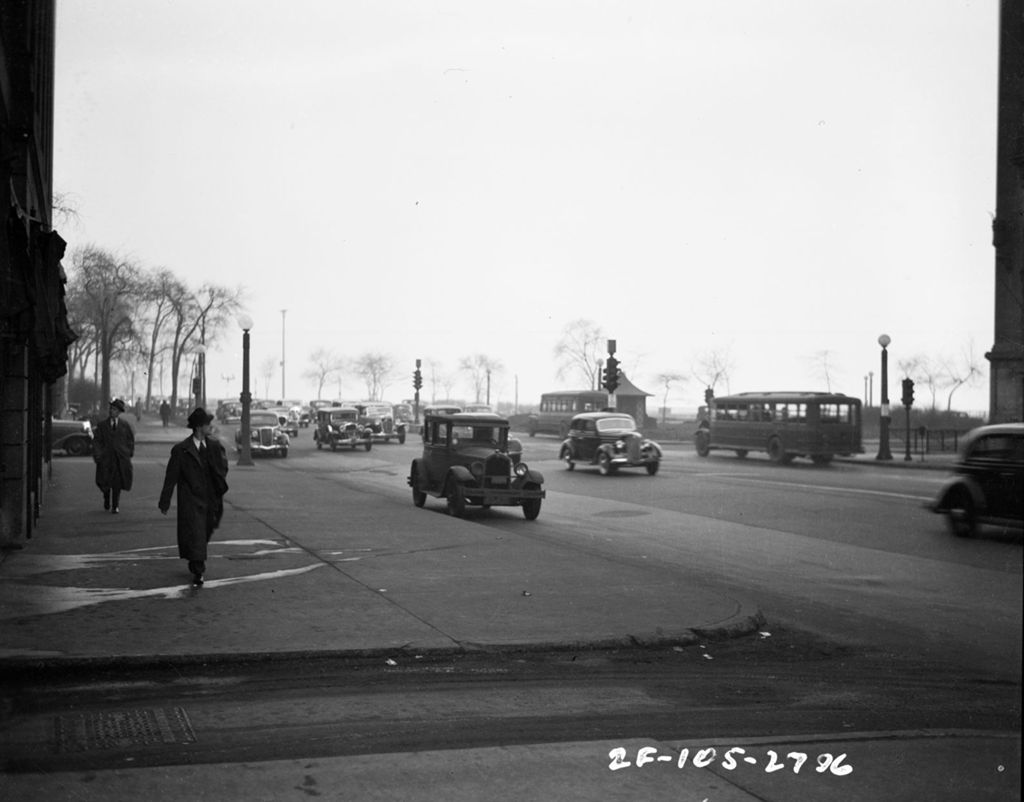 Traffic Intersection at Lake Shore Drive and Oak Street, Image 05