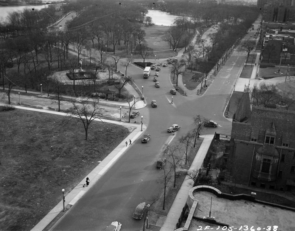 Miniature of Traffic Intersection at Diversey Parkway and Stockton Drive, Image 01