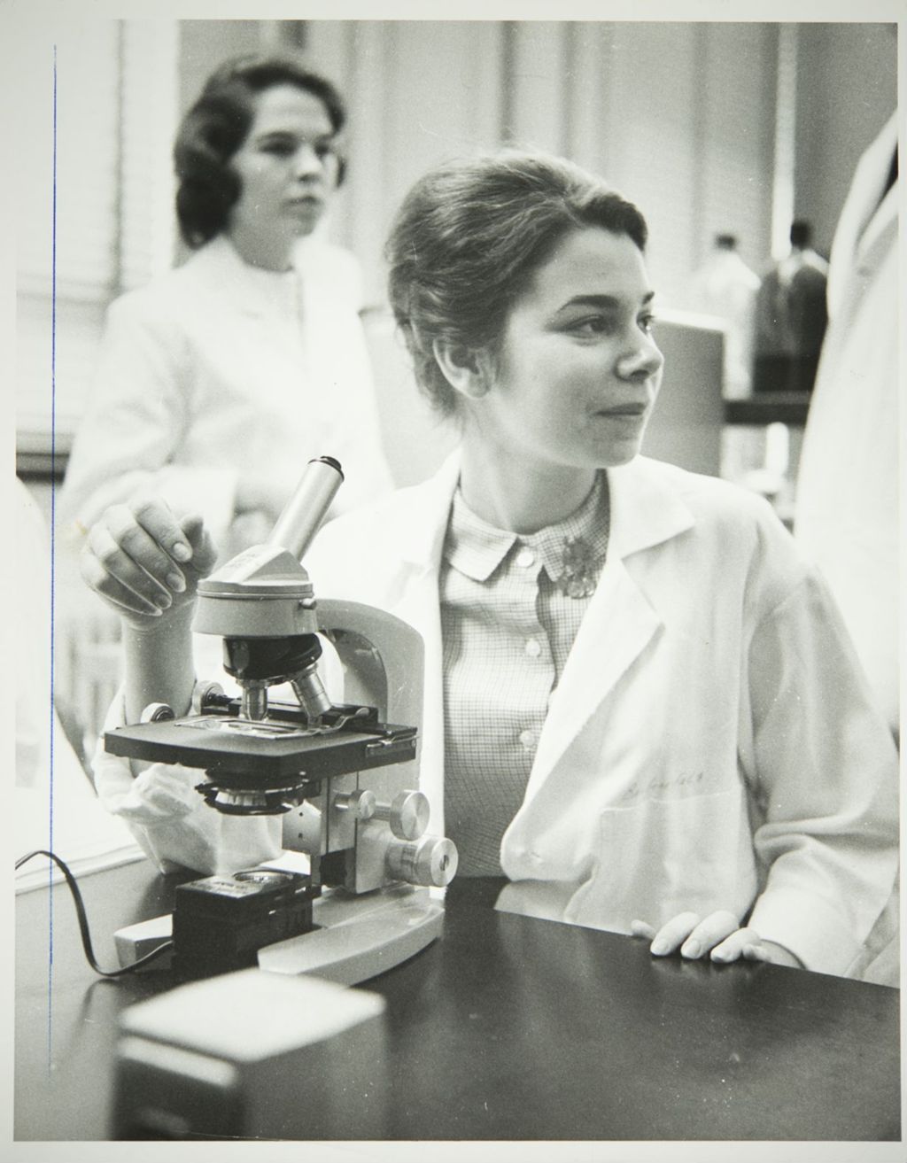 Miniature of Student at a microscope in the science laboratory