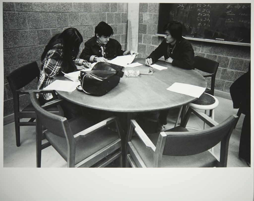 Miniature of Students studying