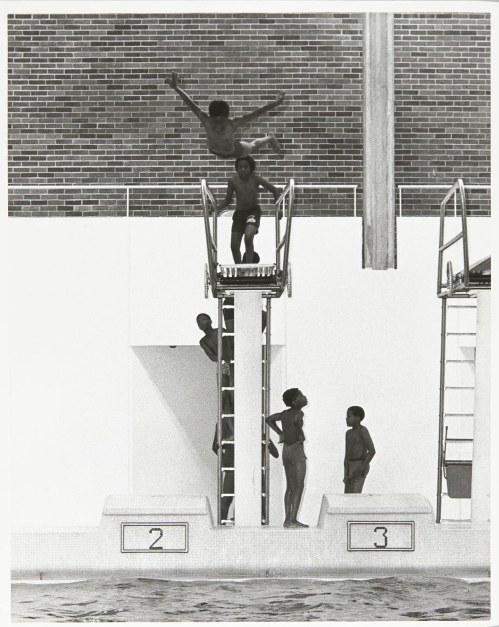 Miniature of People on the diving board during Mayor Richard J. Daley's Girls Summer Program