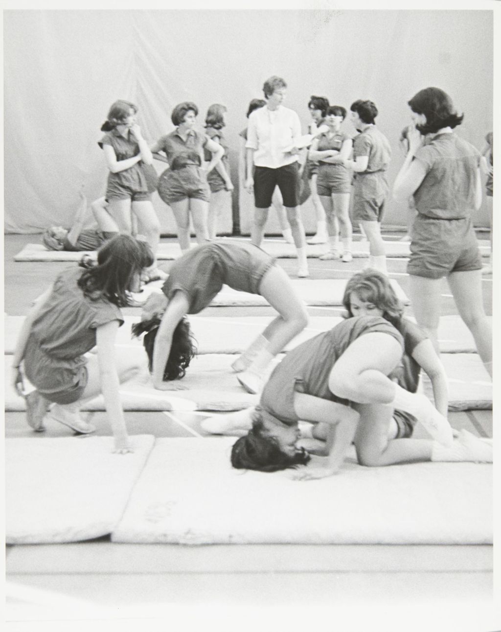 Miniature of Women in a physical education class