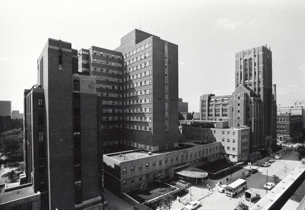 Miniature of Northeast view of the exterior of the University of Illinois Hospital