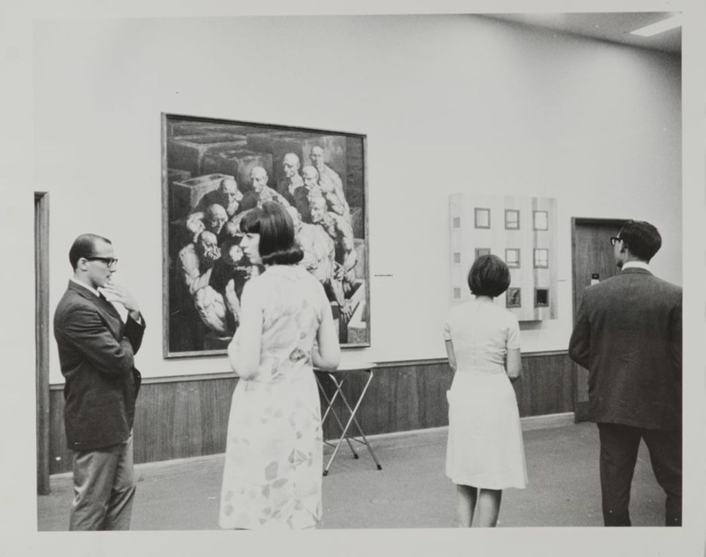 Miniature of People at an art exhibition