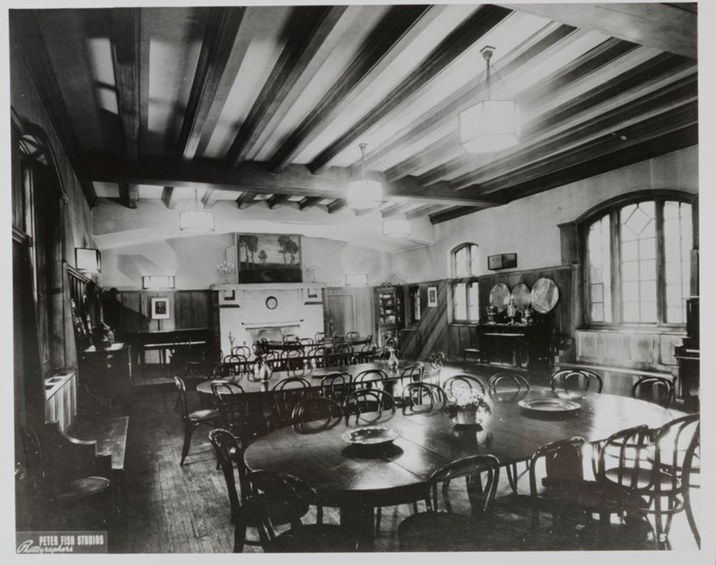 Miniature of Dining room prior to restoration, Jane Addams Hull-House Museum