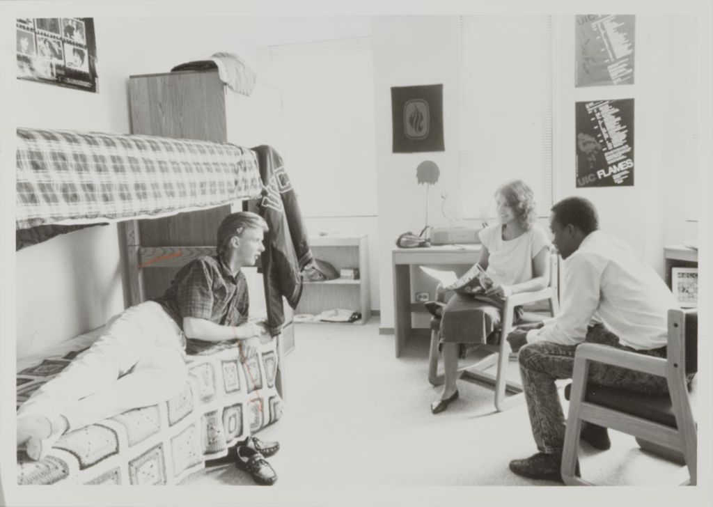 Miniature of Students in a student residence hall