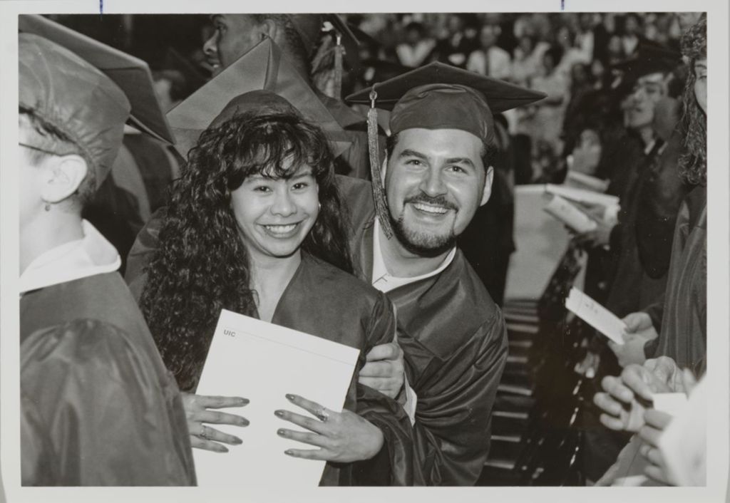 Students at the graduation ceremony