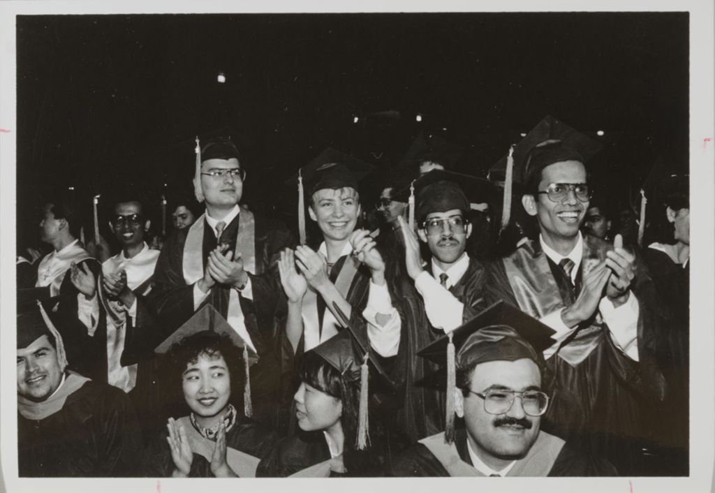 Students at the graduation ceremony