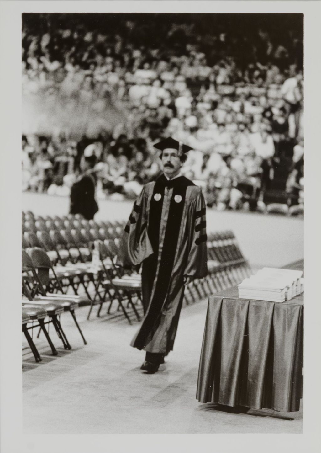 Karl F. Otto, Jr. at the graduation ceremony