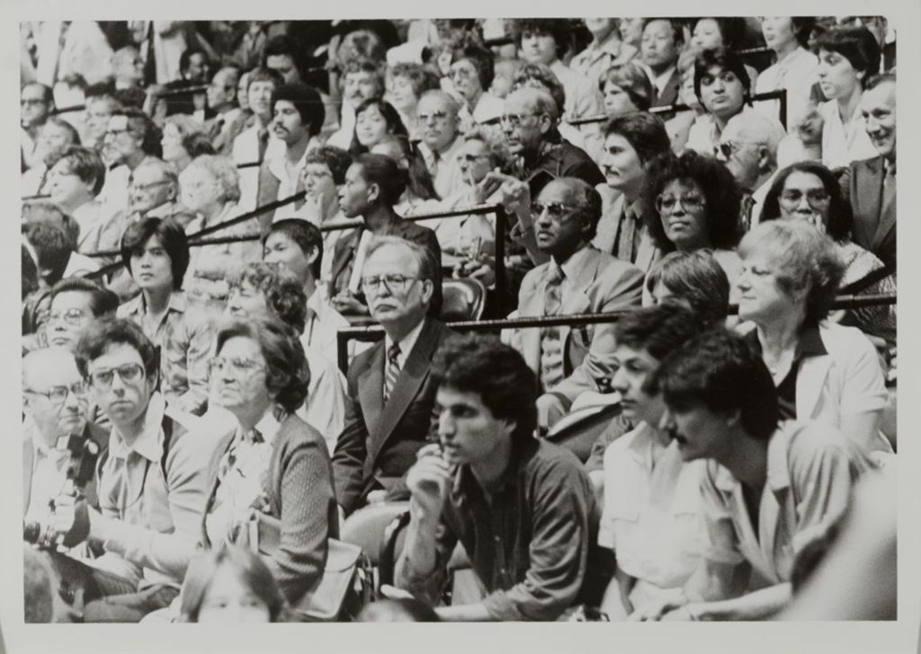 Audience at the graduation ceremony