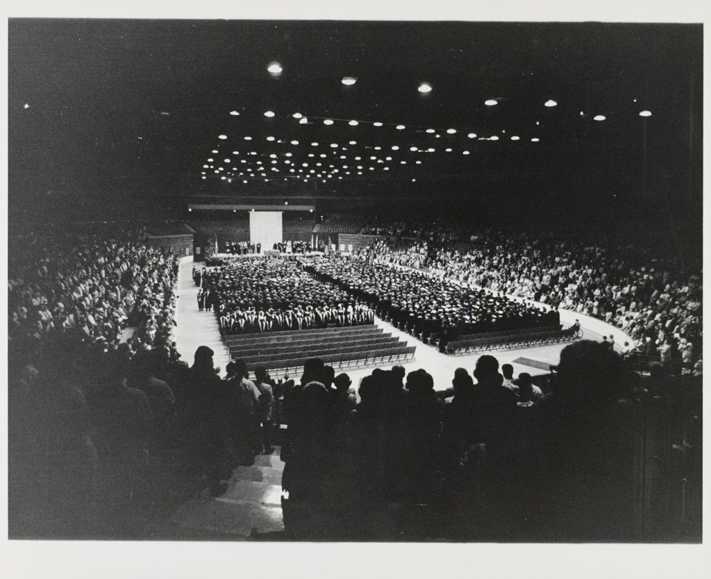 Graduation ceremony at the Chicago Stadium