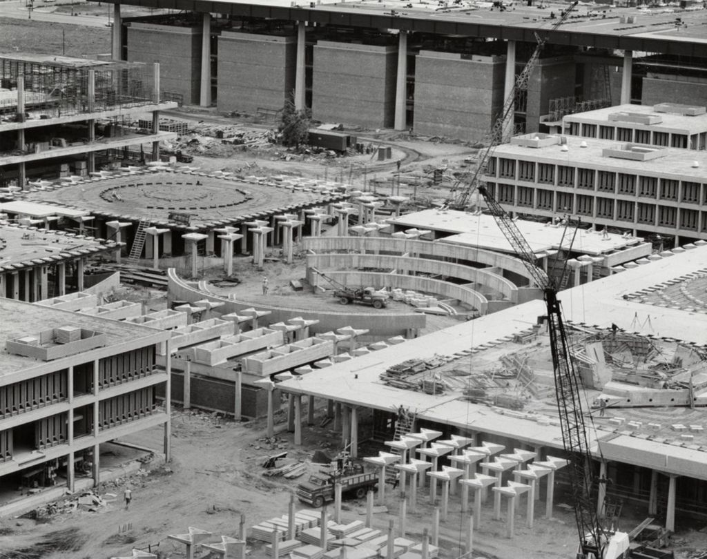 Construction of the Great Court/Forum