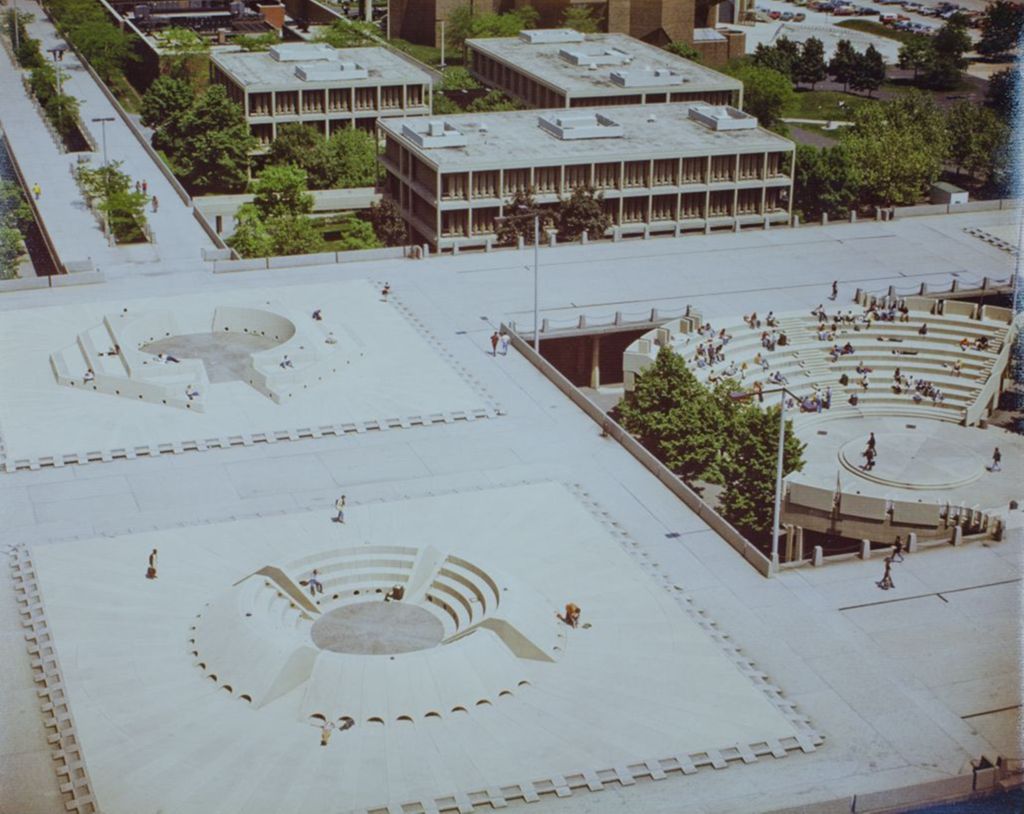 Miniature of Aerial view of Great Court/Forum