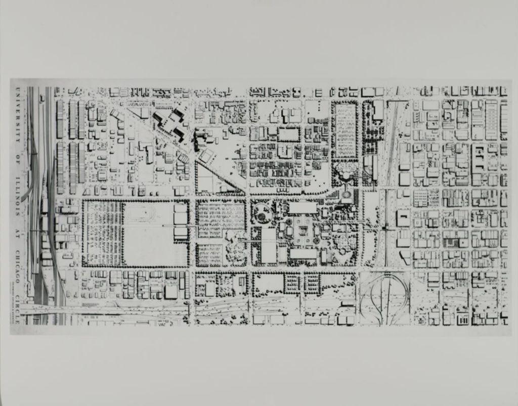 Miniature of Aerial architectural drawing of east campus  Phase 3 and beyond