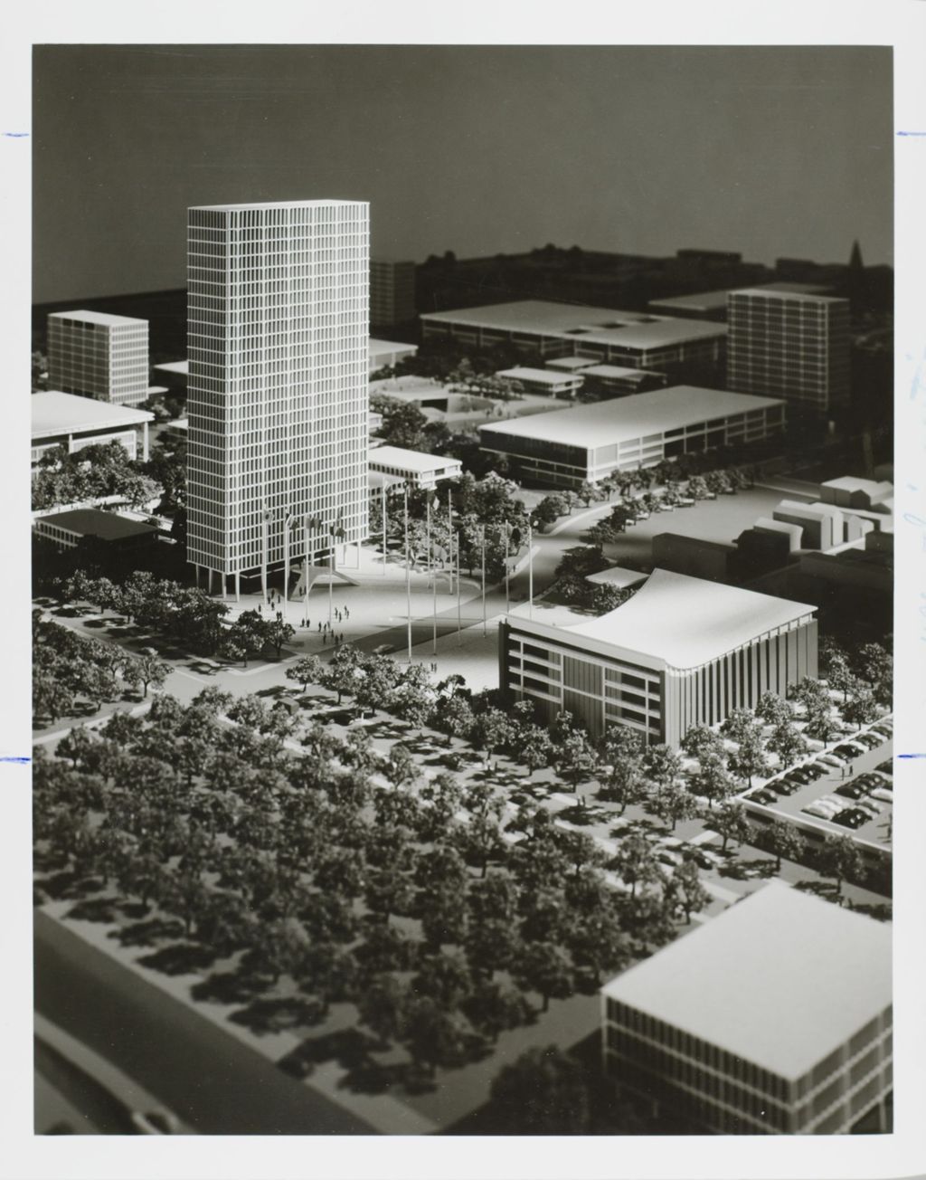 Miniature of Architectural building models of east campus  Phase 3 and beyond