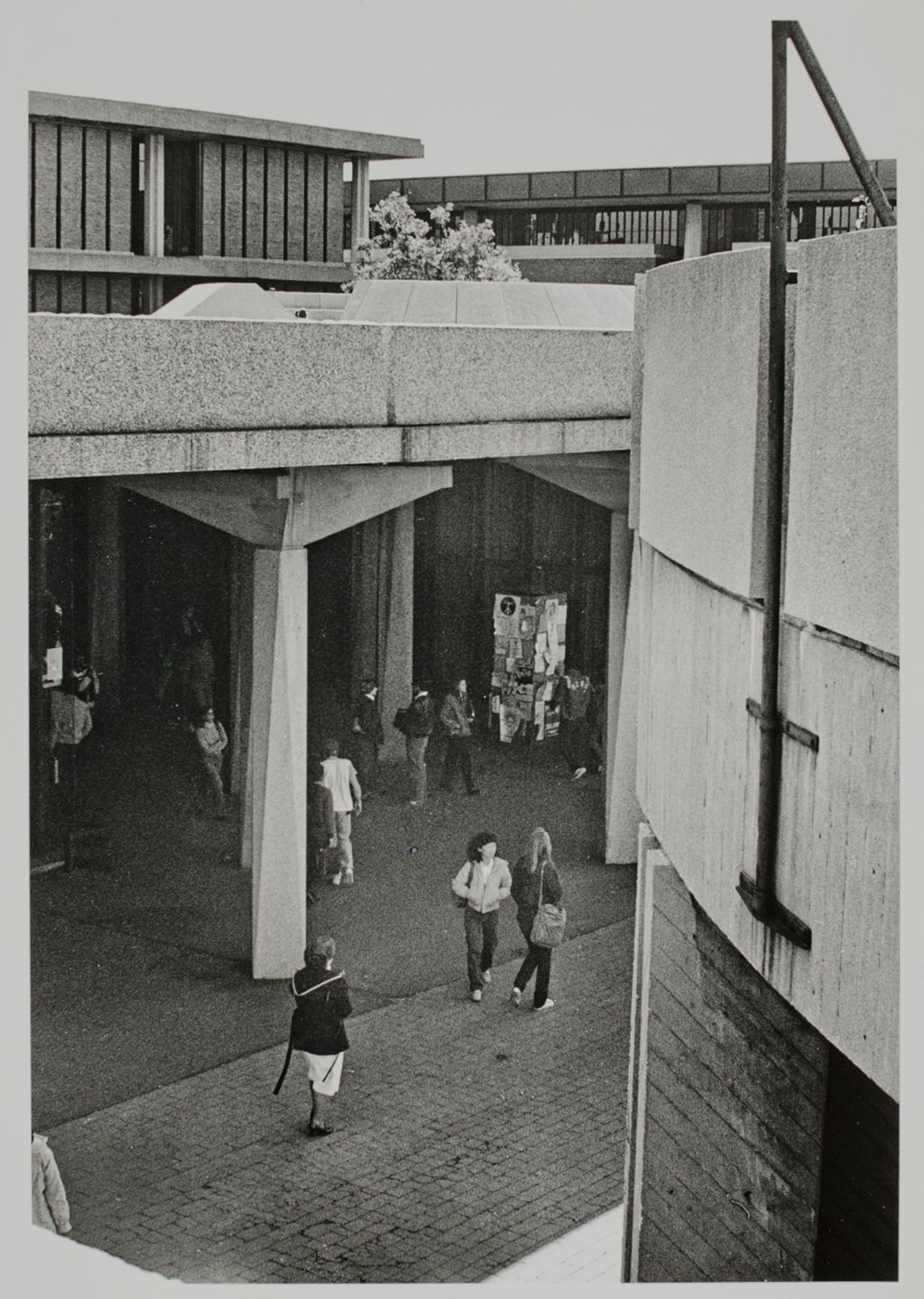 Miniature of Pedestrians beneath the elevated walkways