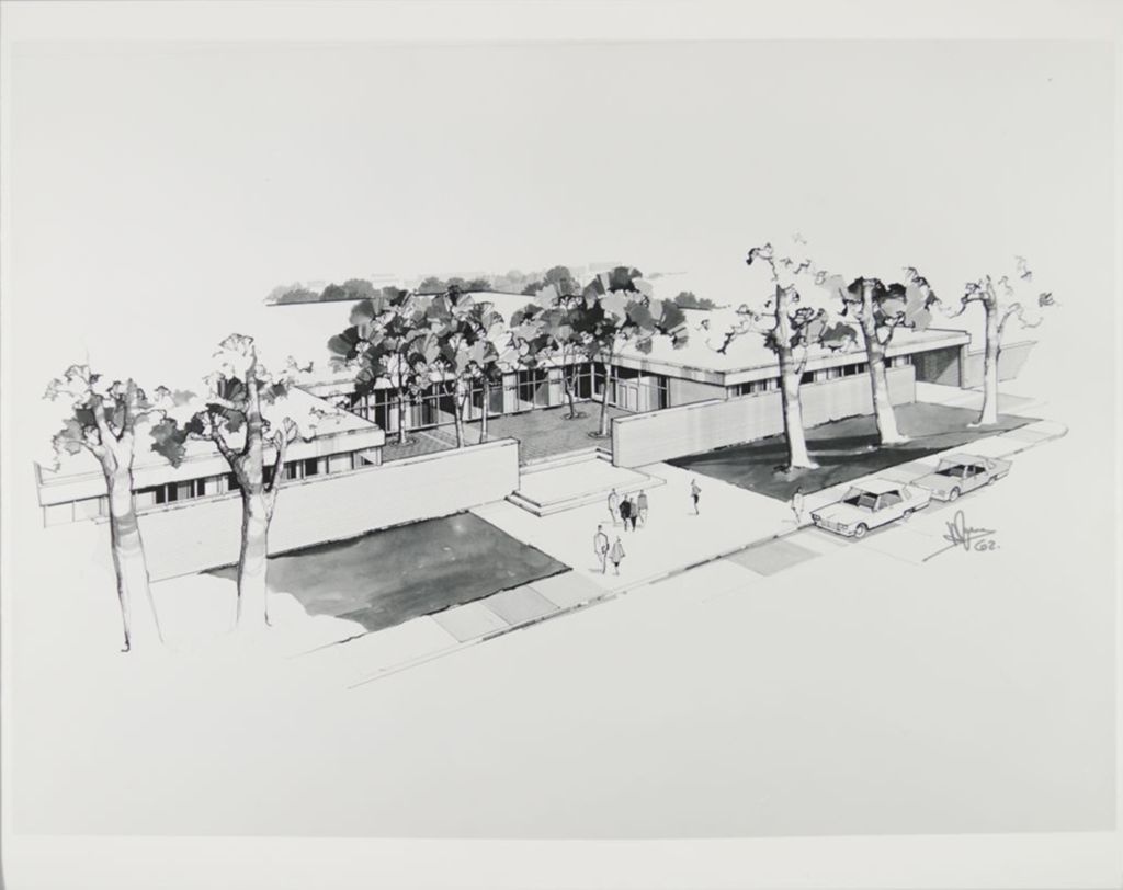 Miniature of Contextual drawing, Physical Plant building