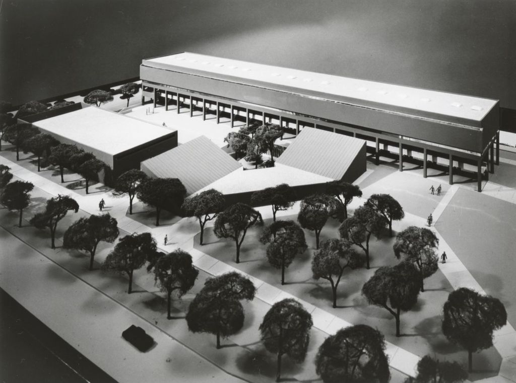 Miniature of Architect's model, Education, Theatre, Music, and Social Work building