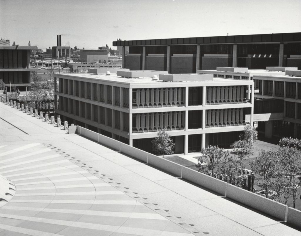Miniature of Aerial view looking southeast, Taft Hall