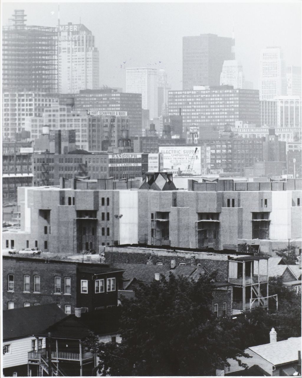 Miniature of Behavioral Sciences building with cityscape in background