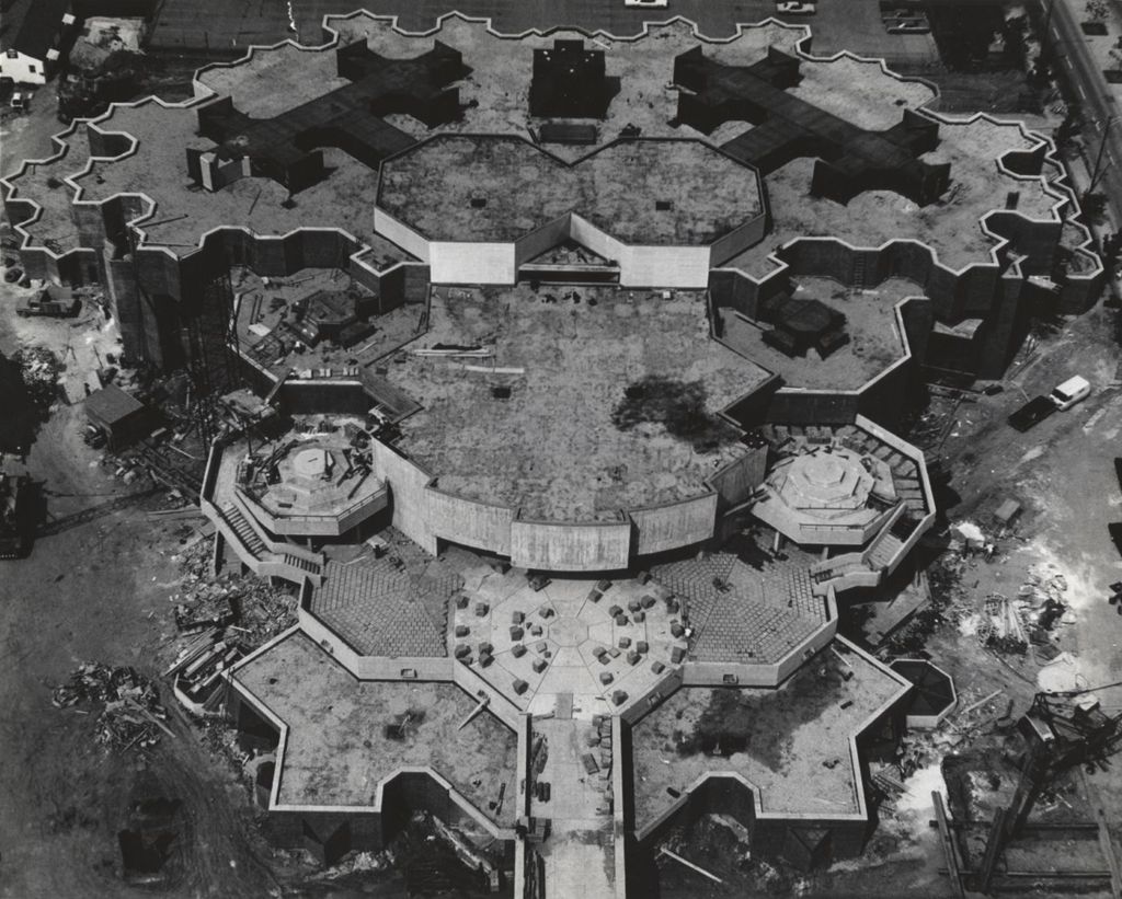 Miniature of Aerial view of construction, Behavioral Sciences building