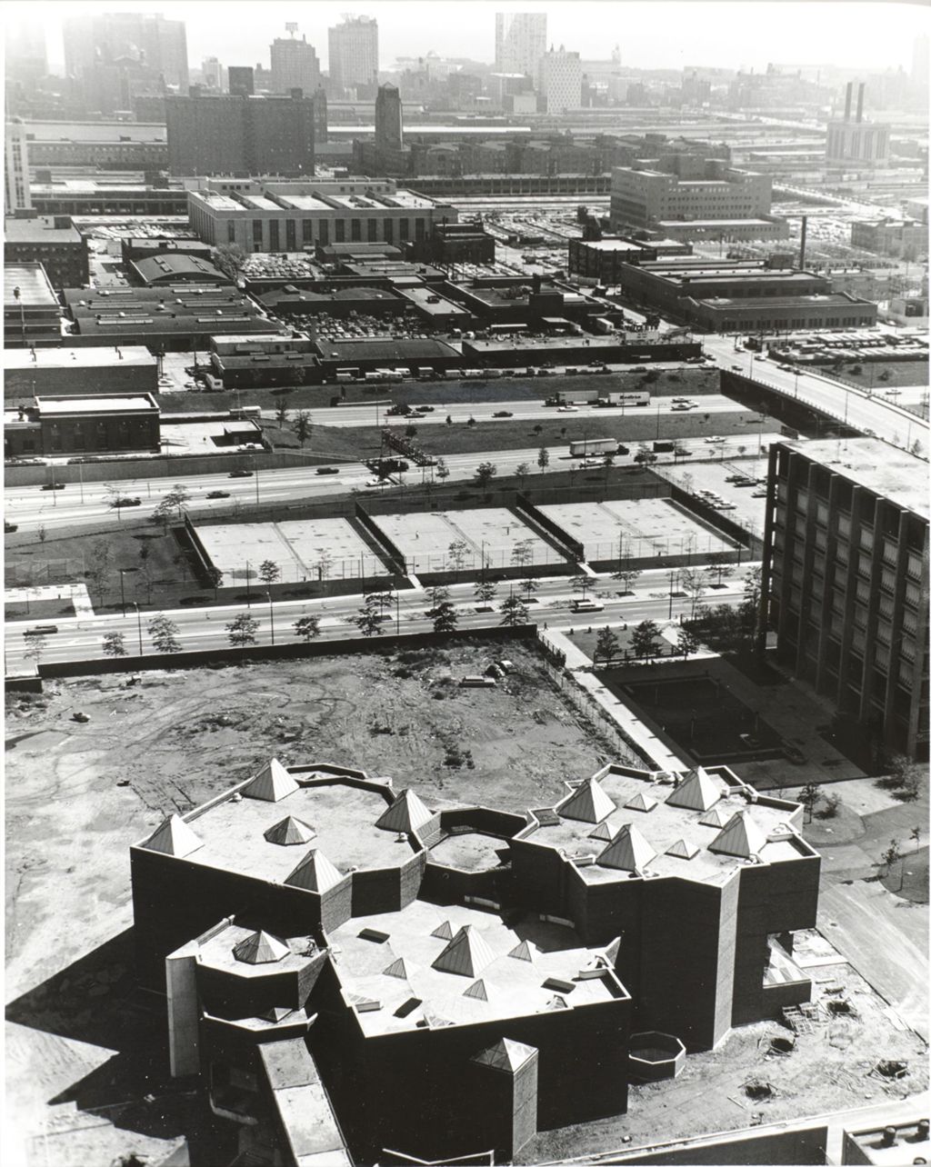 Miniature of Aerial view of construction, Architecture and Design Studios