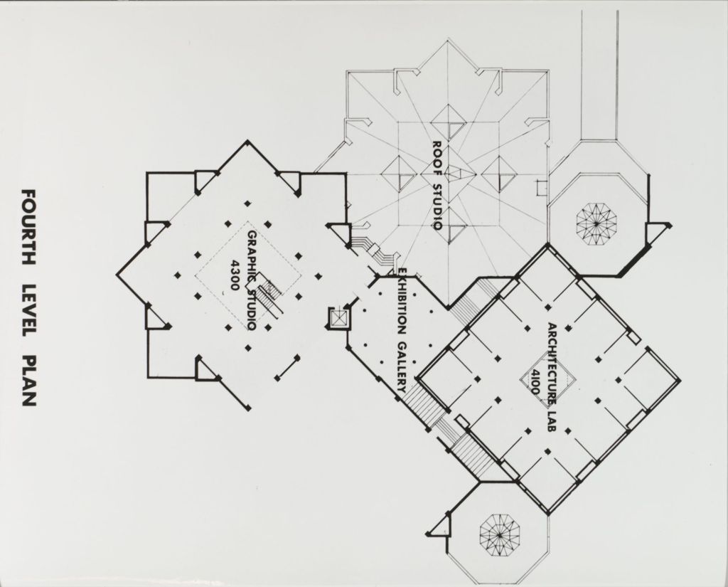 Miniature of Fourth level floor plan, Architecture and Design Studios