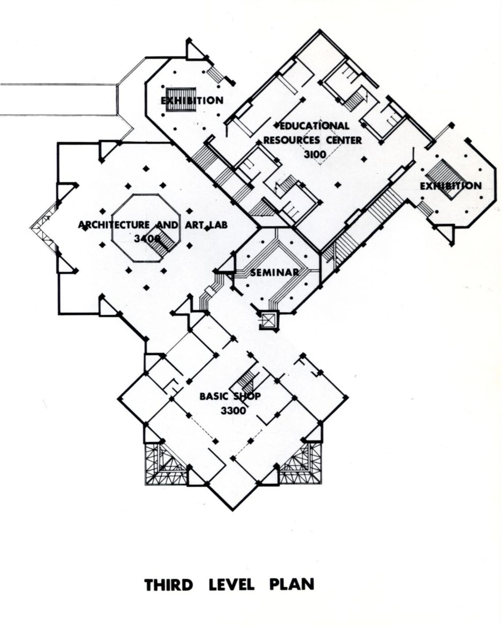 Miniature of Third level floor plan, Architecture and Design Studios