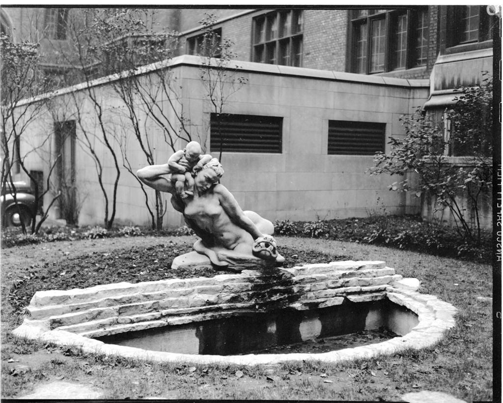 Sculpture at University of Illinois Medical School