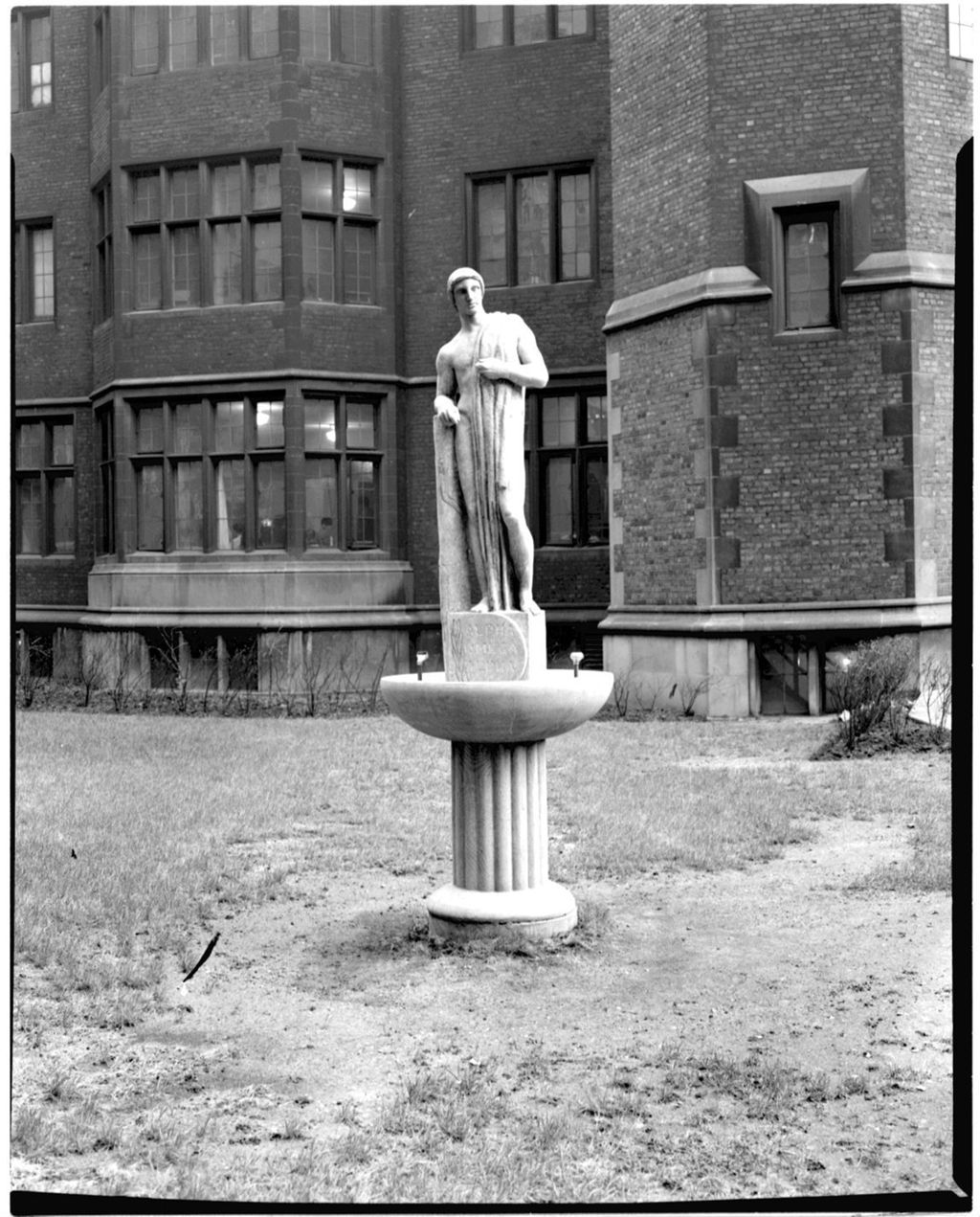 Statue of Apollo, University of Illinois Medical School