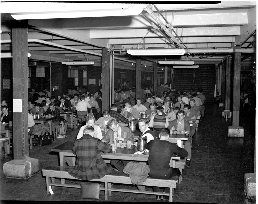Students in the Cafeteria, University of Illinois Chicago Undergraduate Division