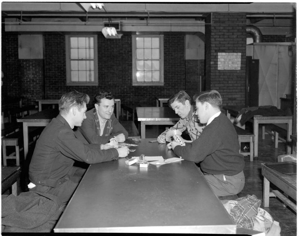 Students Playing Cards, University of Illinois Chicago Undergraduate Division