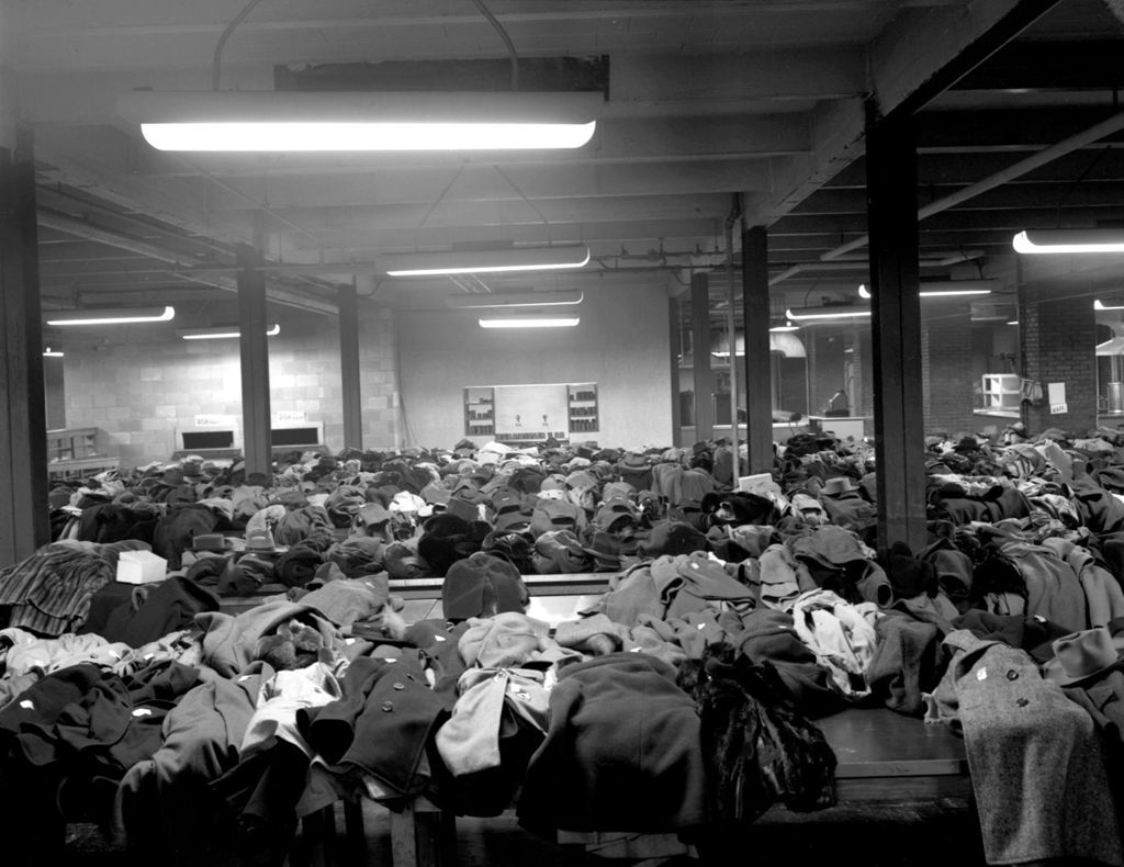 Coat Room at Jean Jamboree, University of Illinois Chicago Undergraduate Division