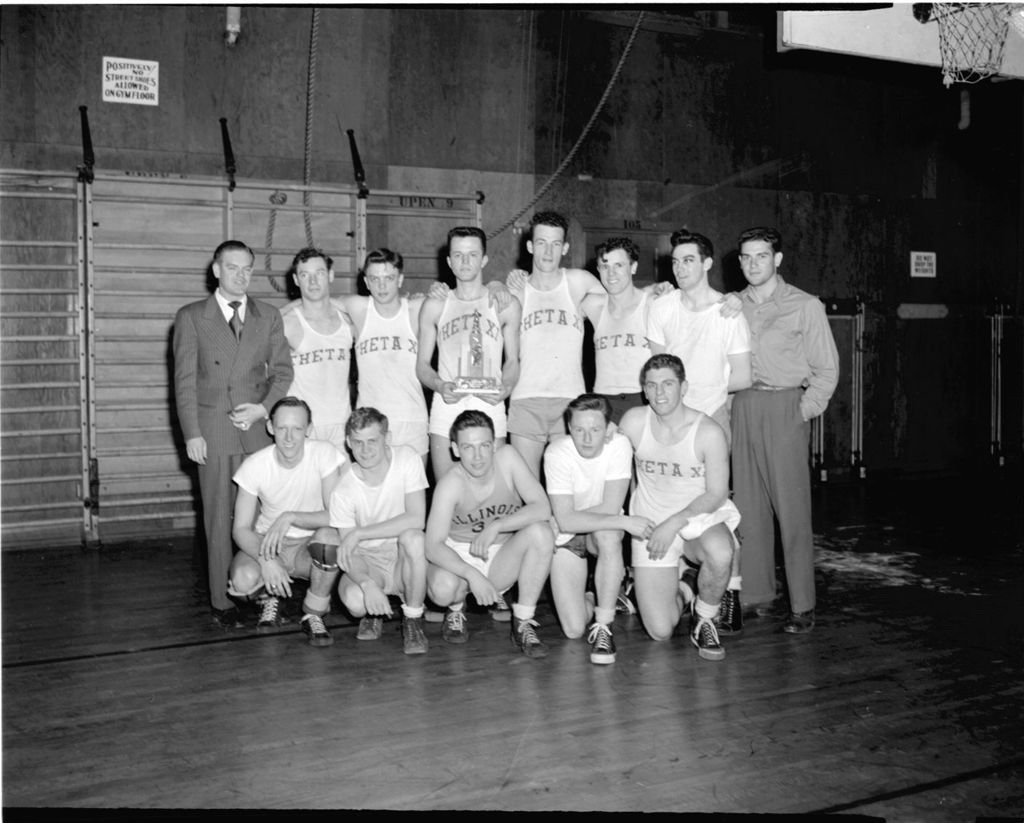 Miniature of Men's Basketball Tournament Winning Team, University of Illinois Chicago Undergraduate Division