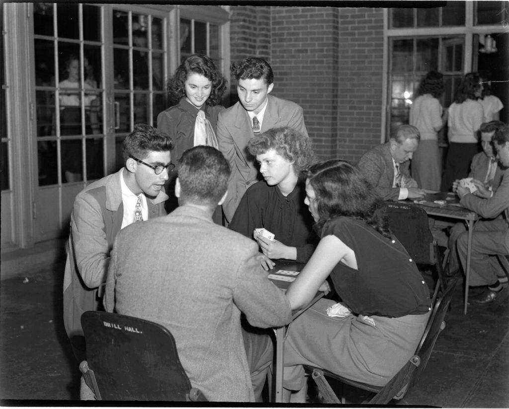 Miniature of Card Players at Registration Dance, University of Illinois Chicago Undergraduate Division
