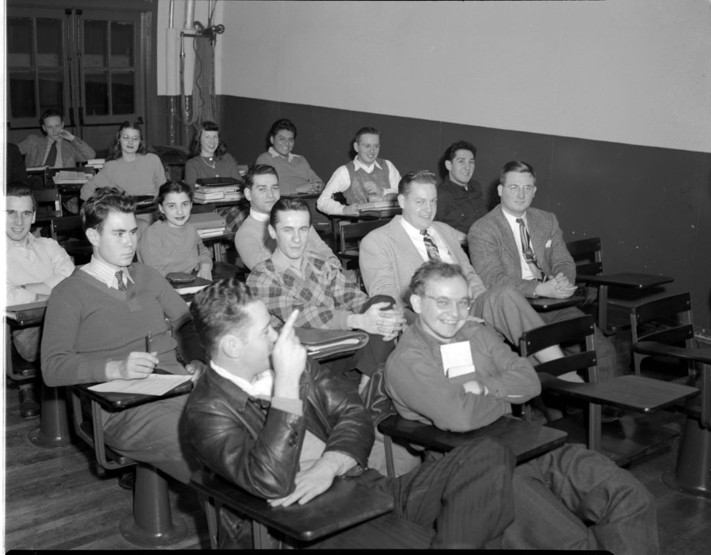 Students in Classroom, University of Illinois Chicago Undergraduate Division
